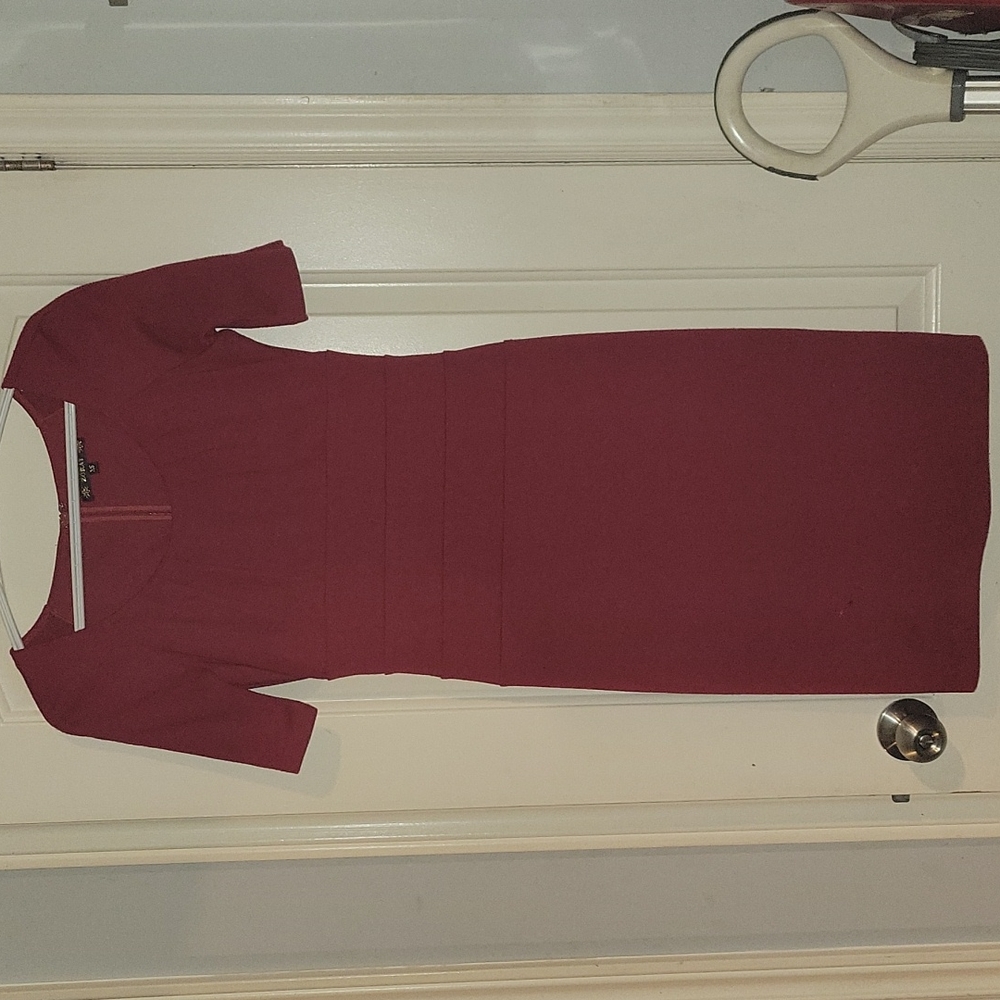 Burgundy Zokai Dress